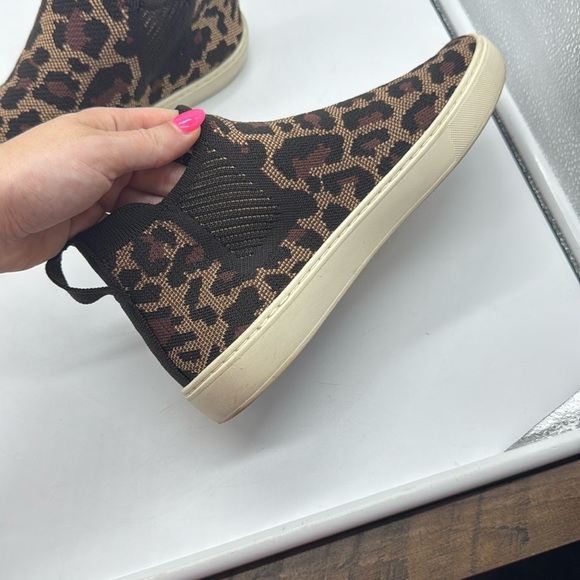 Rothy’s The Chelsea Wildcat Sneaker Boot Cheetah Leopard Print Size 10 - Picture 3 of 16